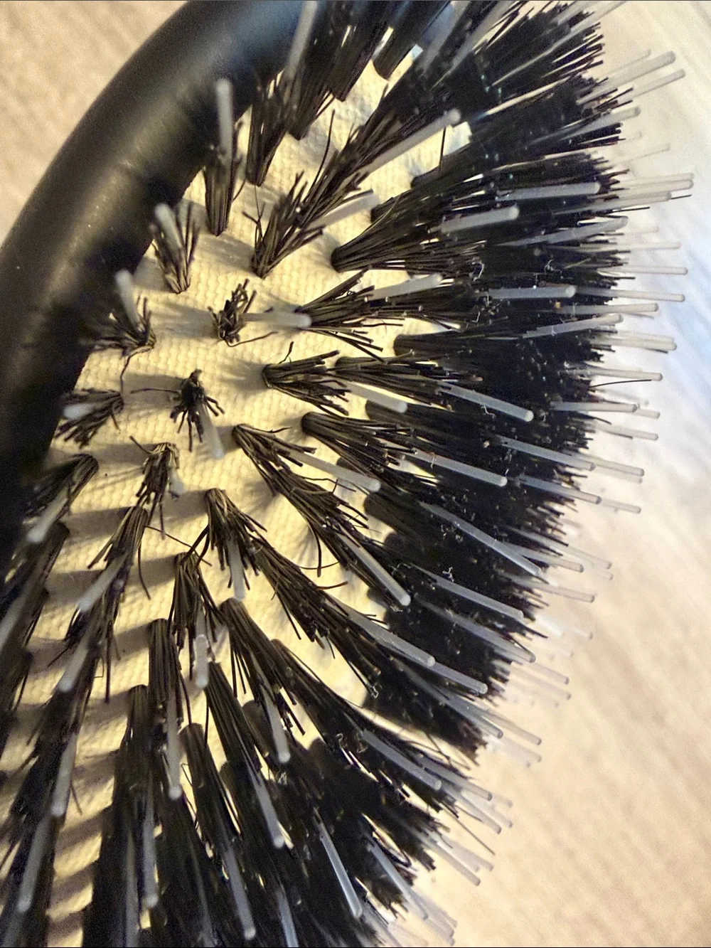 Crown Affair Black Boar Bristle Hair Brush new and $138 retail